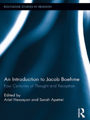 cover image of An Introduction to Jacob Boehme